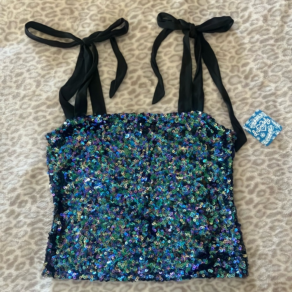 Sequin top